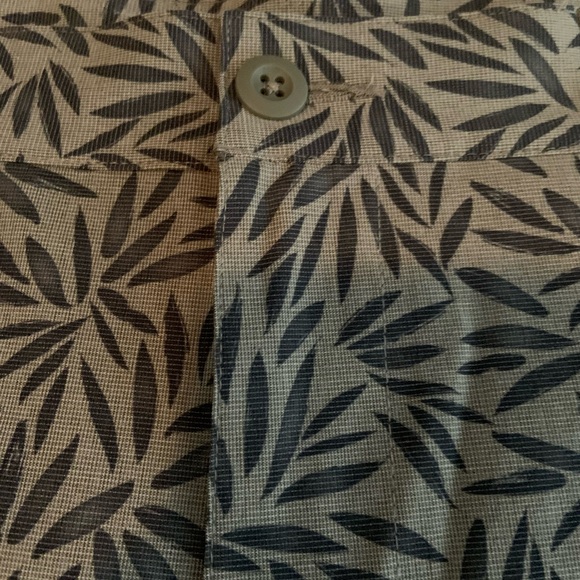 Roundtree & Yorke Performance Men’s Gray Pattern Flat Front Shorts Size 40 - Picture 3 of 9